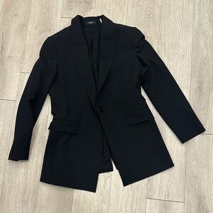 Theory Etiennette Blazer in good wool (black size 8) for woman